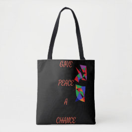 Schenken Sie Ruhe mit dem Logo "Schwarz Rot" Tasche
