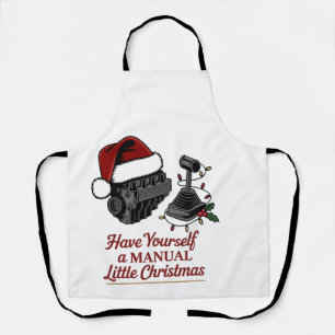 Schenken Sie sich ein manuelles kleines Weihnachte Schürze