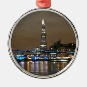 Scherbe - London Super! Silbernes Ornament