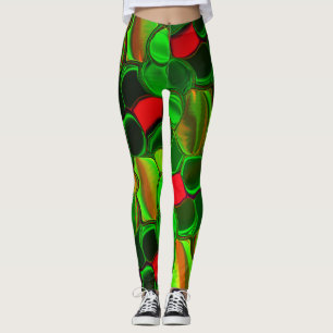 Scherben, Kreise und Formen arredondados. bunt, Leggings