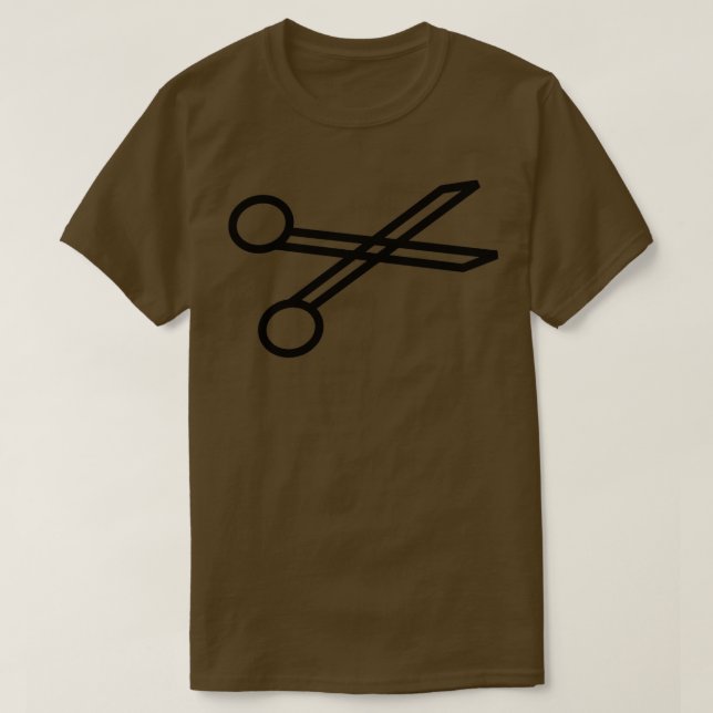 Schere 8 T-Shirt (Design vorne)