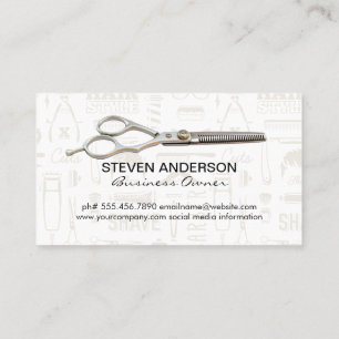 Schere Hair Stylist Visitenkarte