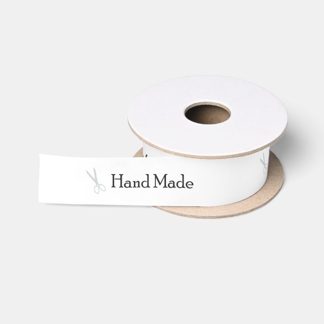 Schere Hand Made Artist Ribbon Satinband (Spule)