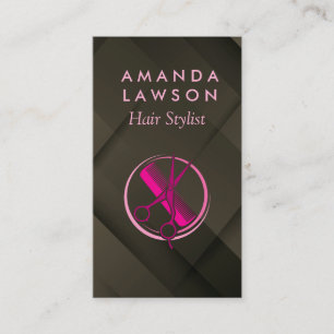 Schere Kamm Logo   Friseur Visitenkarte