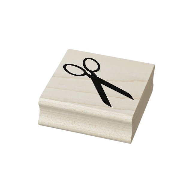 Schere Rubber-Briefmarke Gummistempel (Stempel)