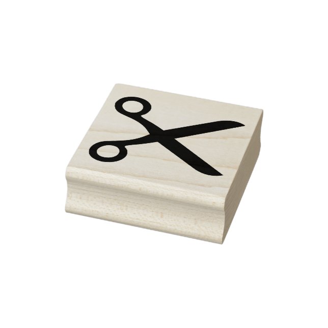 Schere Rubber-Briefmarke Gummistempel (Stempel)