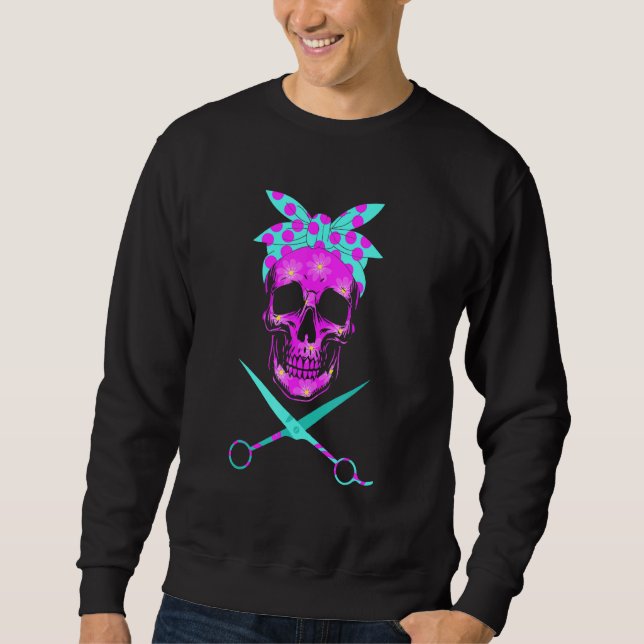 Schere Scheren Scheren Haarschere Ift Sciss Sweatshirt (Vorderseite)