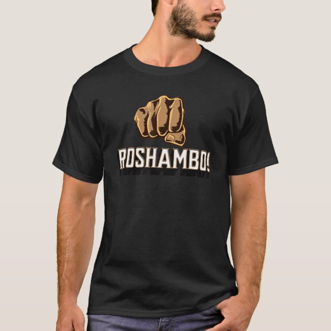 SCHERE STEIN PAPIER FAUST T-Shirt (Vorderseite)