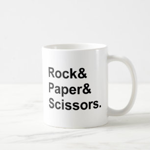 Schere, Stein, Papier   Glücksspiel Kaffeetasse