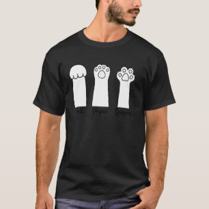 Schere, Stein, Papier Handspiel Süße Pfote Lustige T-Shirt