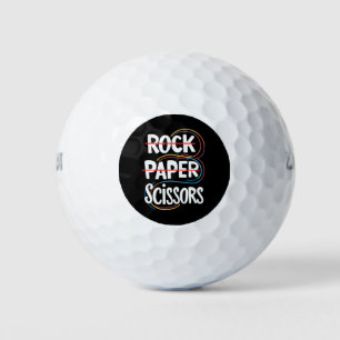 Schere, Stein, Papier Lesbisch Lustig Schwule Prid Golfball