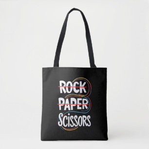Schere, Stein, Papier Lesbisch Lustig Schwule Prid Tasche