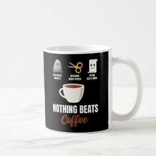 Schere Stein Papier Nichts schlägt Kaffee Kaffeetasse