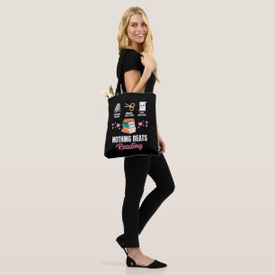 Schere Stein Papier Nichts schlägt Lesen Tasche