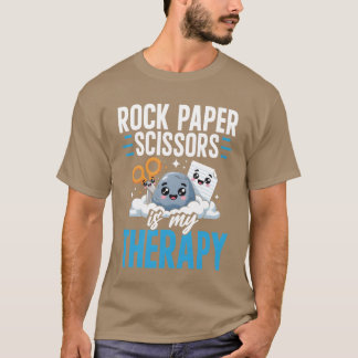 Schere, Stein, Papier-Spiel Fan-Geschenk T-Shirt