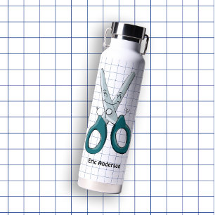 Scheren aus der Hand Trinkflasche