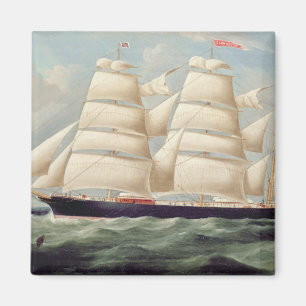 SchererBarque "Clendovey" (Öl auf Leinwand) Magnet