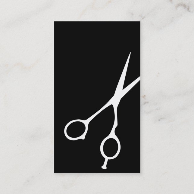 Scherfriseur-/-Cosmetologist-Visitenkarte Visitenkarte (Vorderseite)