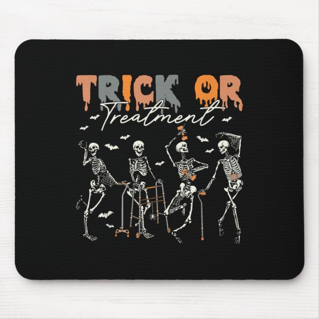 Scherz oder Behandlung Pt Physiotherapeut H Mousepad (Vorne)