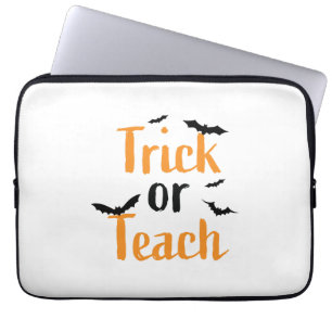 Scherz oder Lehre - Halloween-Design Laptopschutzhülle