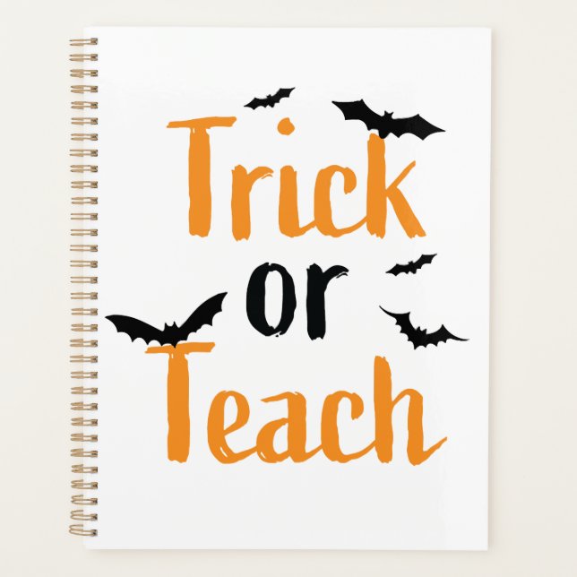 Scherz oder Lehre - Halloween-Design Planer (Vorderseite)