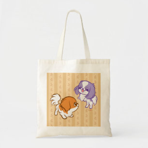 Scherzender Kawaii Welpen-Japaner Chin Tragetasche