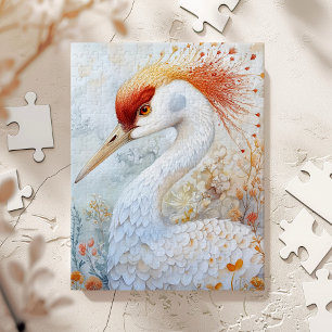 Scherzhafte Sandhügel-Kranich-Kunst