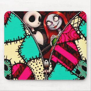 Scherzkeks-Halloween-Paar Mousepad