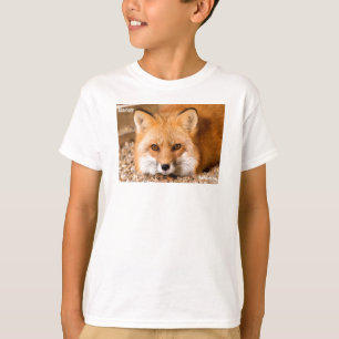 Scherzt den T - Shirt, der roten Fox kennzeichnet T-Shirt