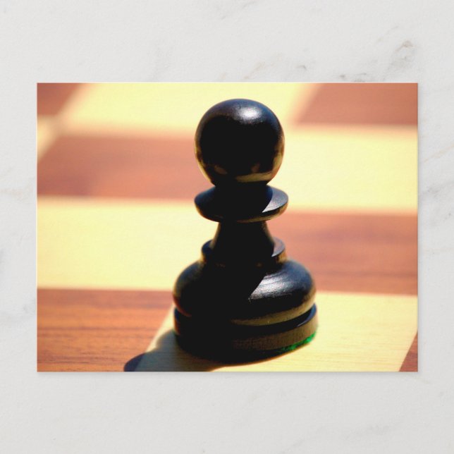 Schess Pawn Postkarte (Vorderseite)