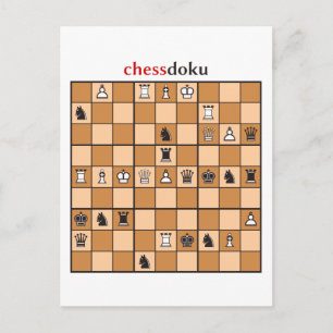Schessdoku Postkarte