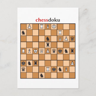 Schessdoku Postkarte