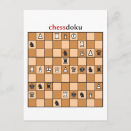 Schessdoku Postkarte