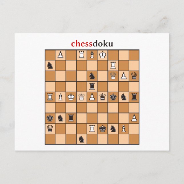 Schessdoku Postkarte (Vorderseite)