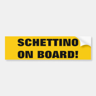 SCHETTINO AN BORD! AUTOAUFKLEBER