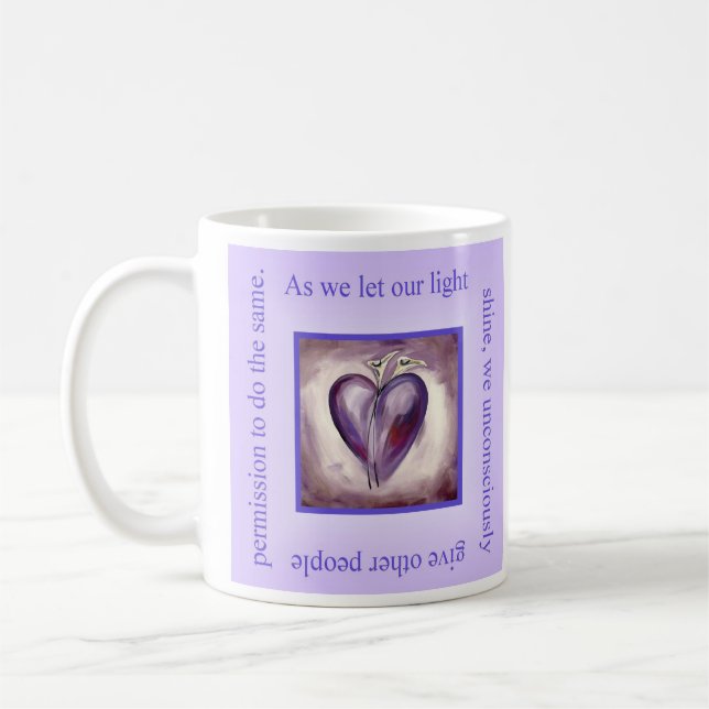 Scheuen Sie Ihr Licht Kaffeetasse (Links)