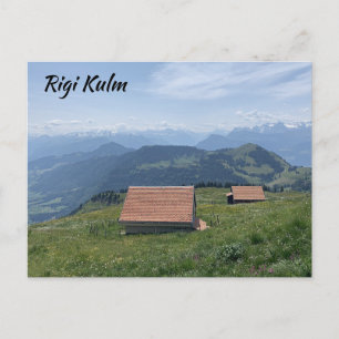 Scheunen in Rigi Kulm Schweiz Postkarte