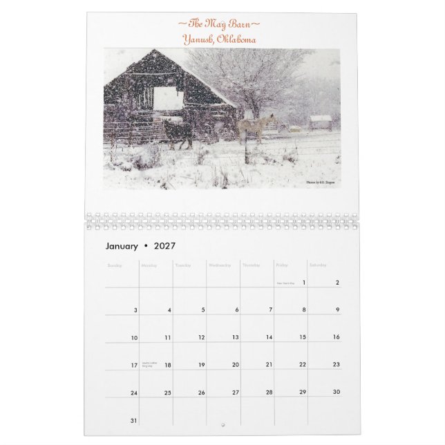 Scheunen-Kalender 2014 Kalender (Jan 2027)