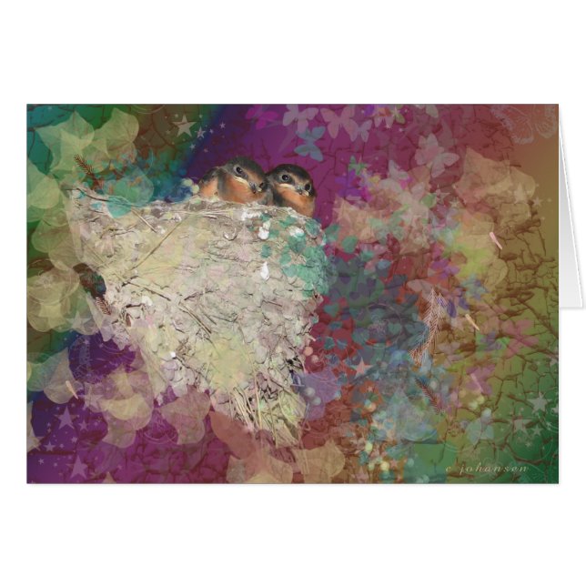 Scheunen-Schwalben-Fantasiesechziger jahre zwei (Vorderseite (Horizontal))