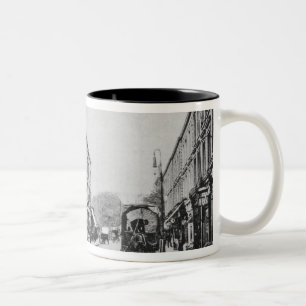 Scheunen-Taverne, Highbury, c.1900 Zweifarbige Tasse