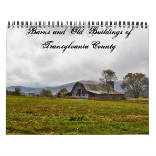 Scheunen und alte Gebäude in Transylvania County Kalender