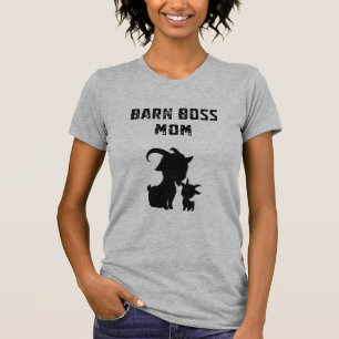 Scheunenboss-Mutter Bauernhoftierliebhaberin Landf T-Shirt