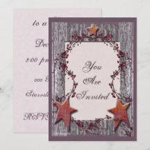 Scheunenbretter verrosteten Sterne