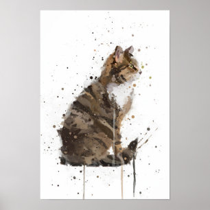 Scheunenkatze Poster
