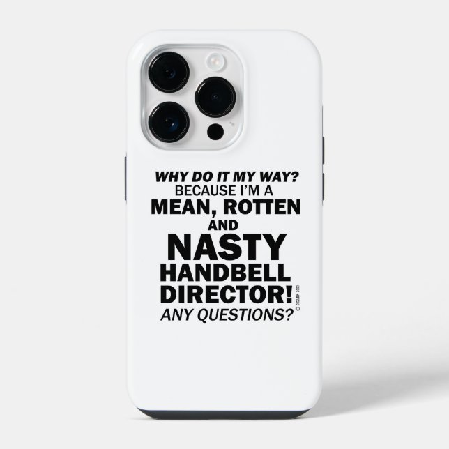 Scheußlicher Handglocken-Dirigent Case-Mate iPhone 14 Pro Hülle (Rückseite)