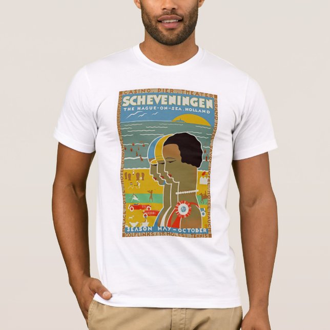 Scheveningen ~ Den Haag auf See, Holland T-Shirt (Vorderseite)
