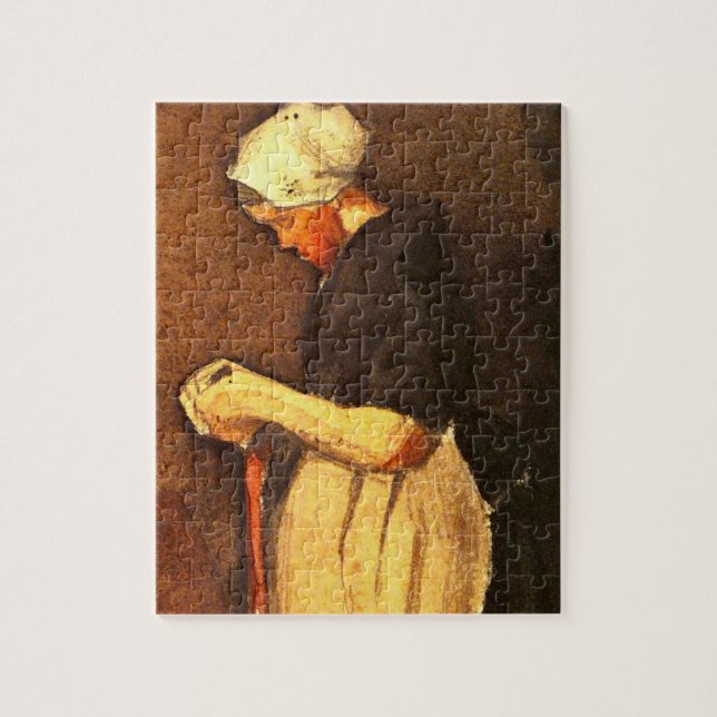 Scheveningen Woman Portrait von Vincent van Gogh (Vertikal)
