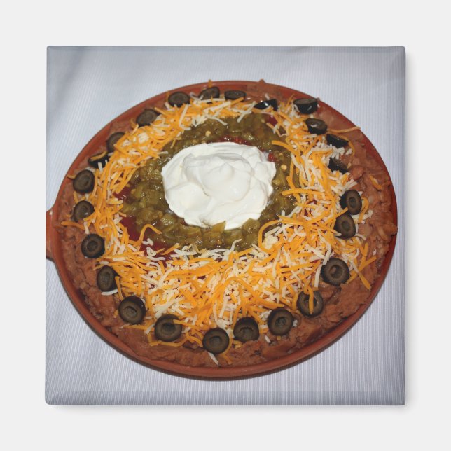 Schicht Bean Dip Magnet (Vorne)