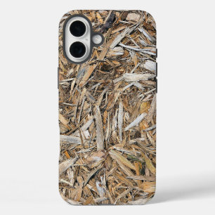 Schichten aus gewittertem Holz iPhone 16 Plus Hülle