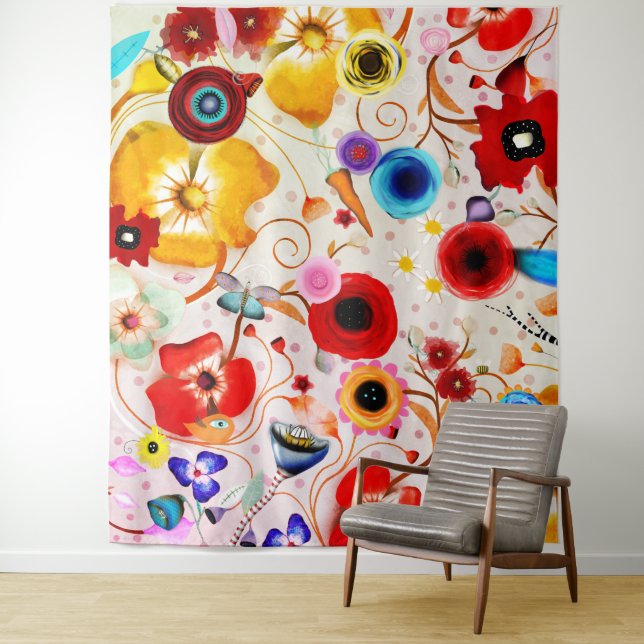 Schichtige Rupydetequila-Kunst! Wandteppich (Beispiel)
